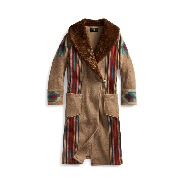 Shearling-Collar Coat RRL 1