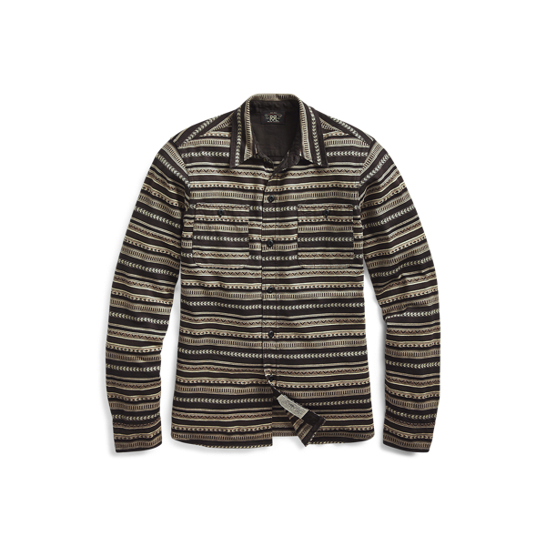 Camisa de trabajo en jacquard de algod&oacute;n RRL en 1