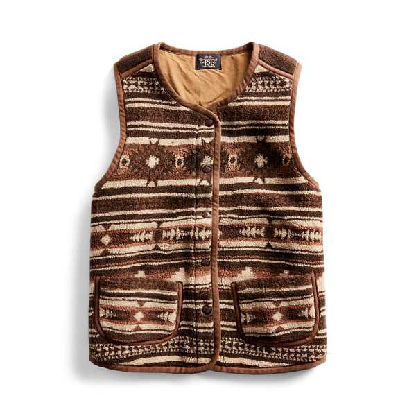 Southwestern Fleece Gilet RRL 1