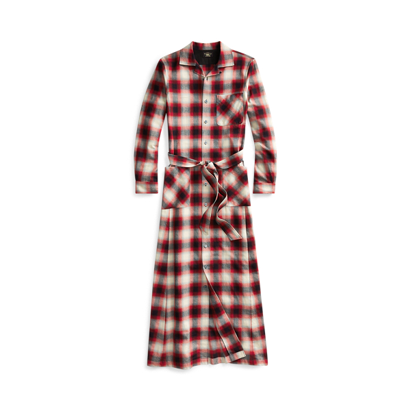 Plaid Cotton Camp Dress RRL em 1
