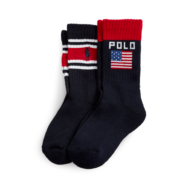 Polo Sport Crew Sock 2-Pack Boys 1.5-6 Years in 1