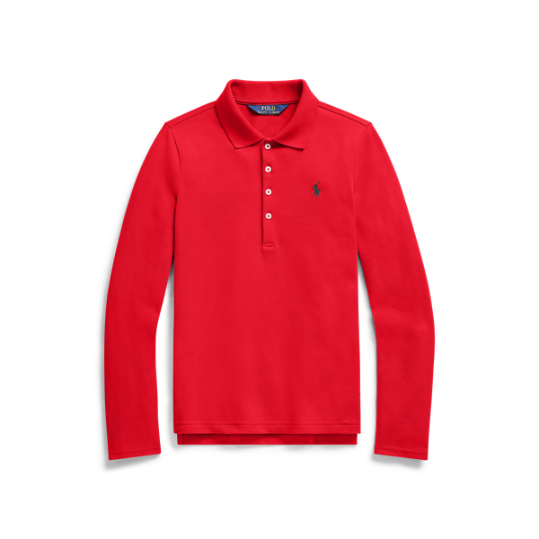 Lang&auml;rmliges Piqu&eacute;-Poloshirt Girls 7-14 Years in 1