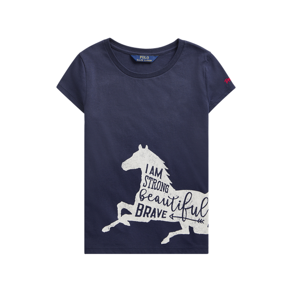 Cotton Jersey Graphic Tee Girls 7-14 Years 1
