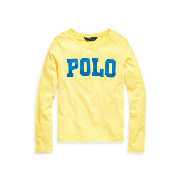 Logo Cotton Long-Sleeve Tee Girls 7-14 Years 1