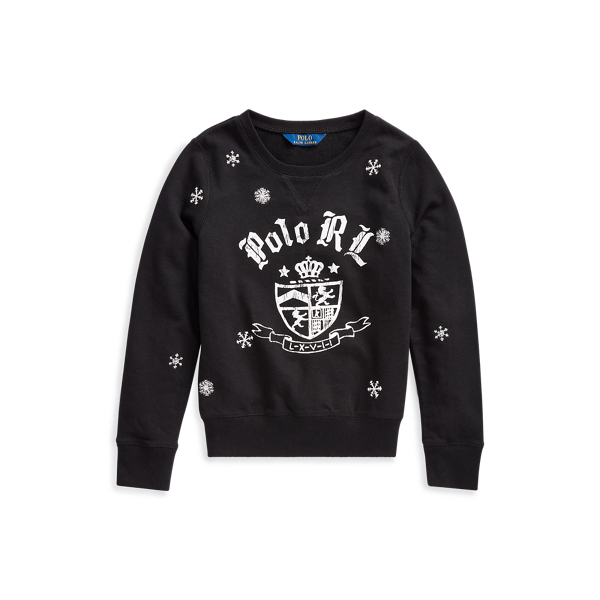 French Terry Graphic Pullover Girls 7-14 Years 1