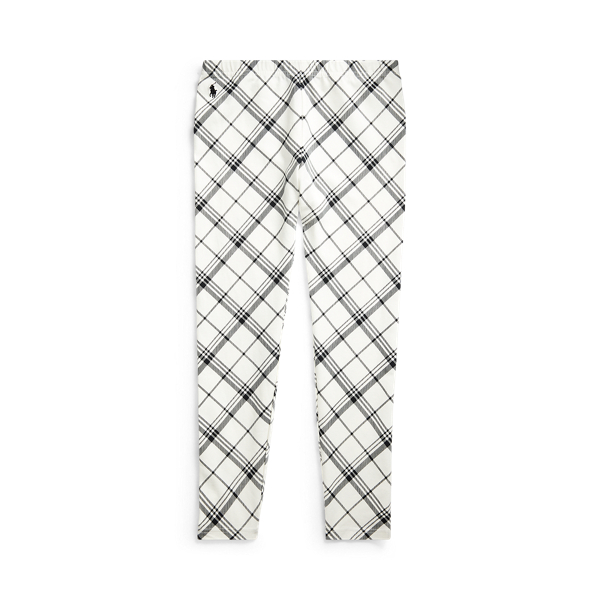 Plaid Stretch Jersey Legging Girls 7-14 Years 1