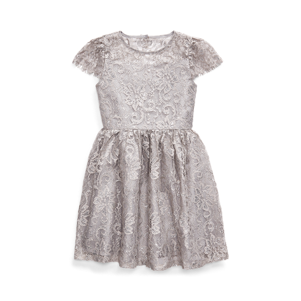 Vestido de encaje metalizado Girls 1.5-6.5 Years en 1
