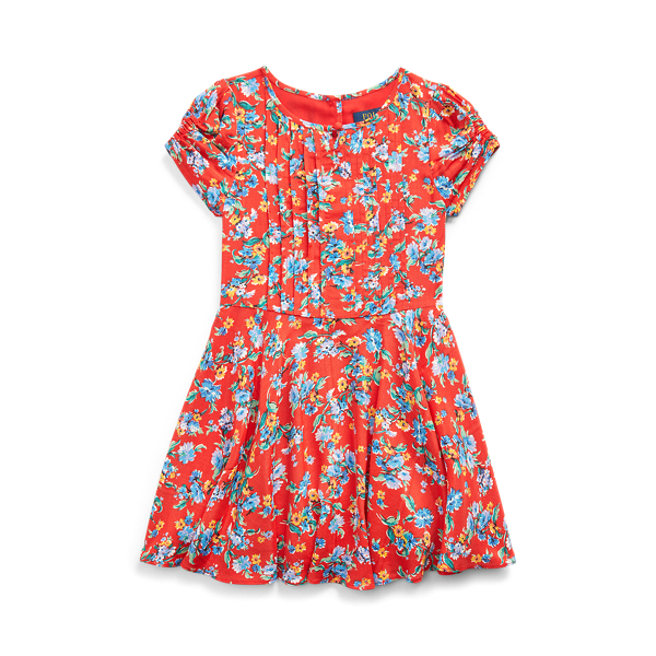 Floral Crepe Dress Girls 1.5-6.5 Years 1
