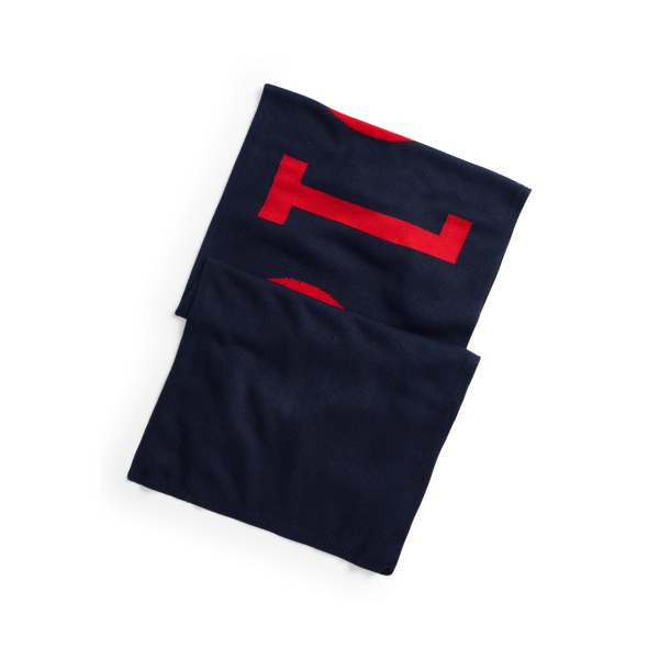 Sciarpa con logo vintage Polo Ralph Lauren in 1