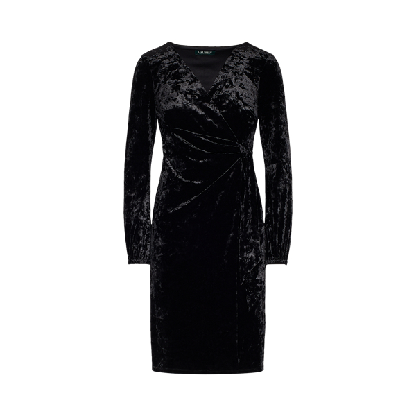 Samtkleid mit V-Ausschnitt Lauren in 1