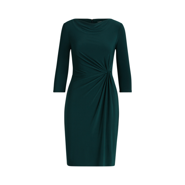 Twisted-Knot Jersey Dress Lauren 1
