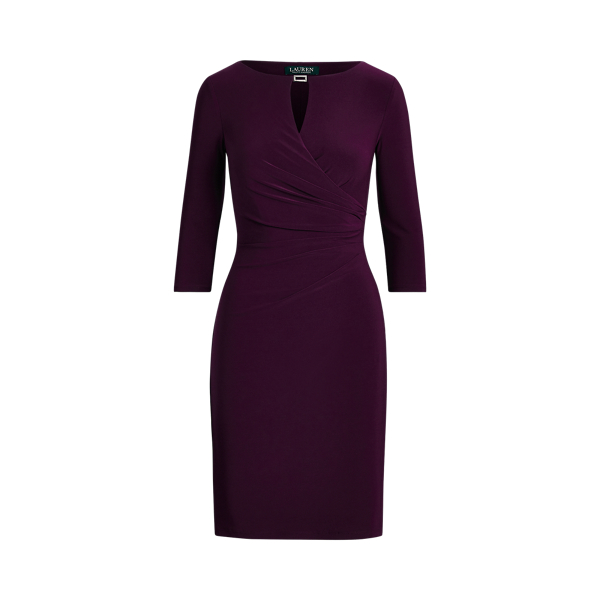 Keyhole Stretch Jersey Dress