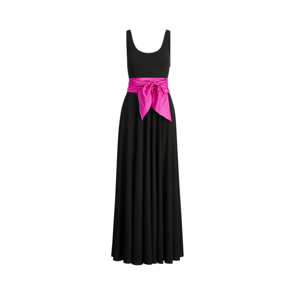 Sash Jersey A-Line Dress Polo Ralph Lauren 1