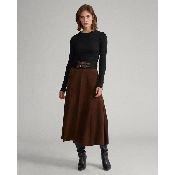 Black Elbow-Patch Rib-Knit Top Polo Ralph Lauren 3