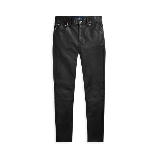 Pantalon skinny &agrave; 5&nbsp;poches en cuir
