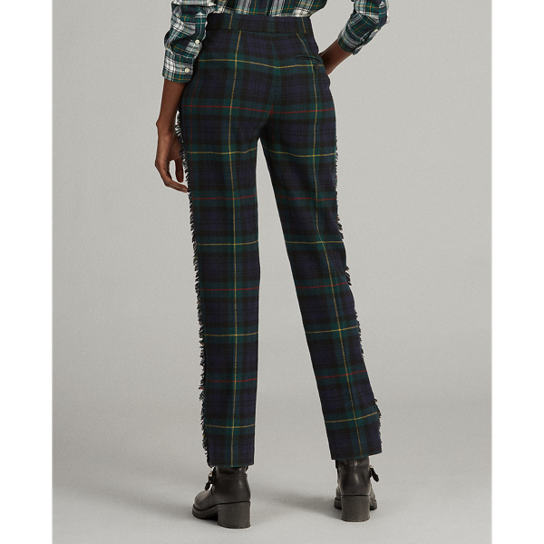 Hose aus Wollmischung mit Fransen Polo Ralph Lauren in Gordon-Tartan 6