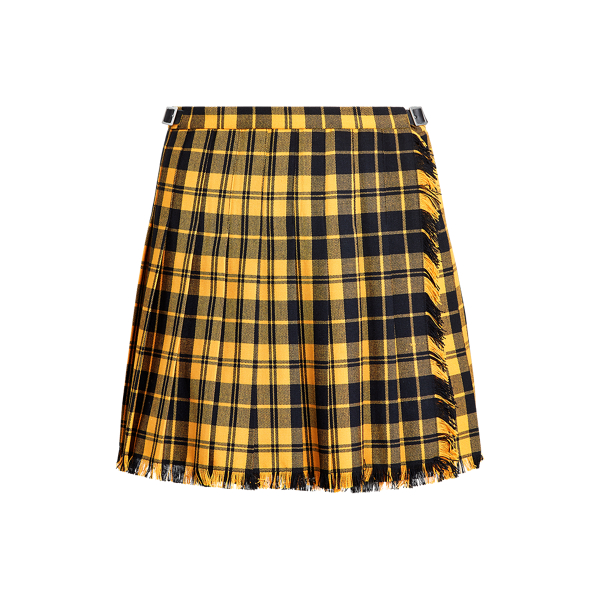 Pleated Wool-Blend Miniskirt Polo Ralph Lauren 1