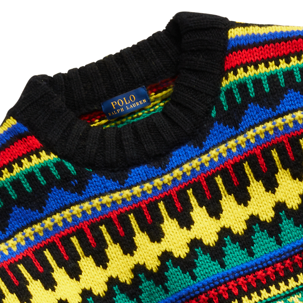 Fair Isle Wool-Blend Sweater Polo Ralph Lauren in Multi 7