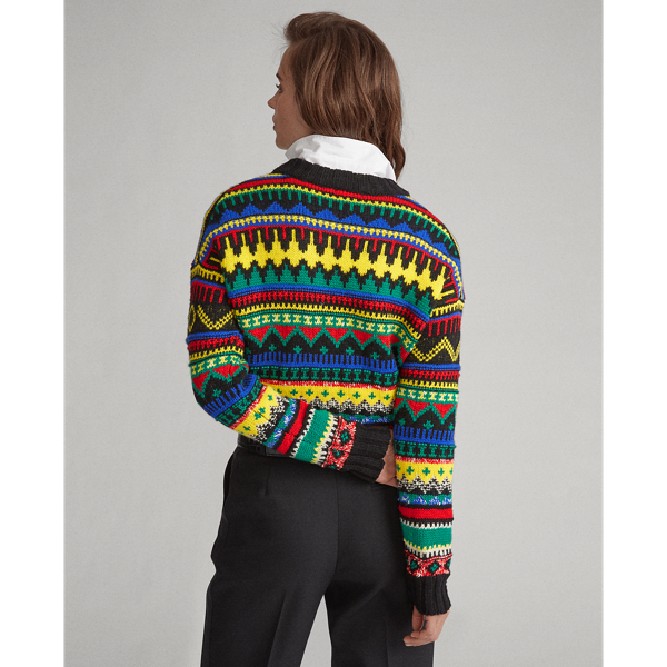 Fair Isle Wool-Blend Sweater Polo Ralph Lauren in Multi 5