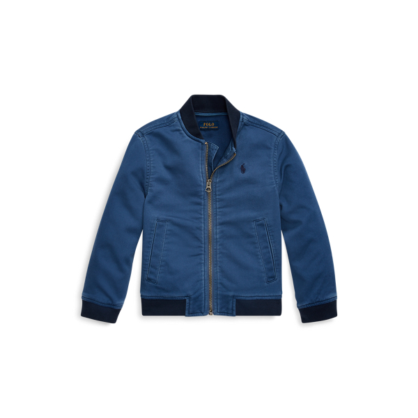Giacca da baseball in cotone stretch Boys 1.5-6 Years in 1