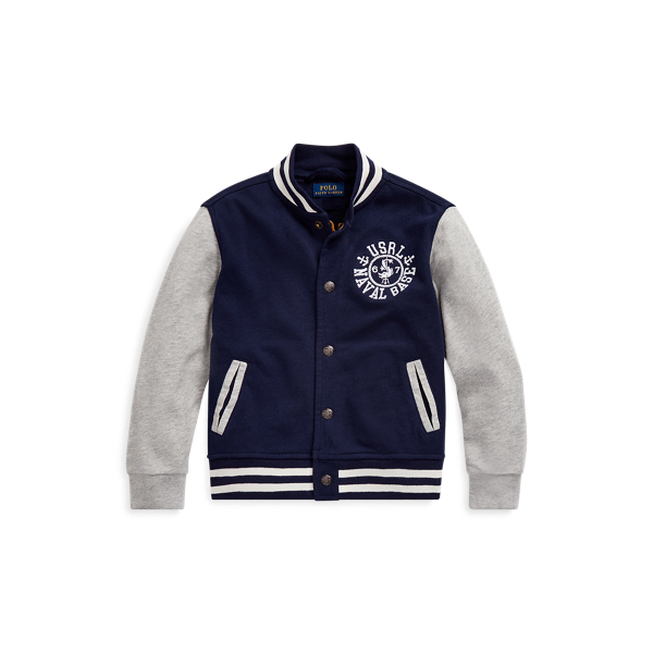 Spa Terry Baseball Jacket Boys 1.5-6 Years 1