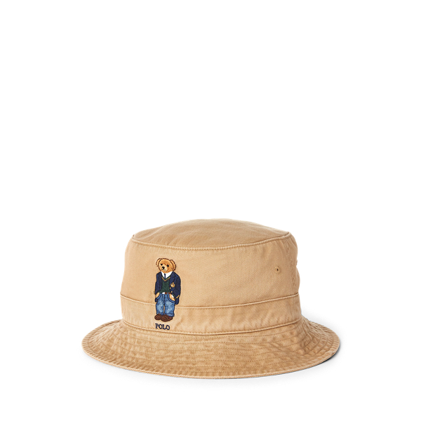 Ralph lauren polo bear bucket hat hotsell