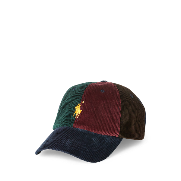 Cappellino da baseball in velluto a coste