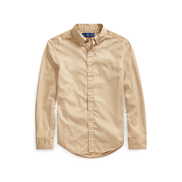 Cotton Twill Shirt Boys 8-20 1