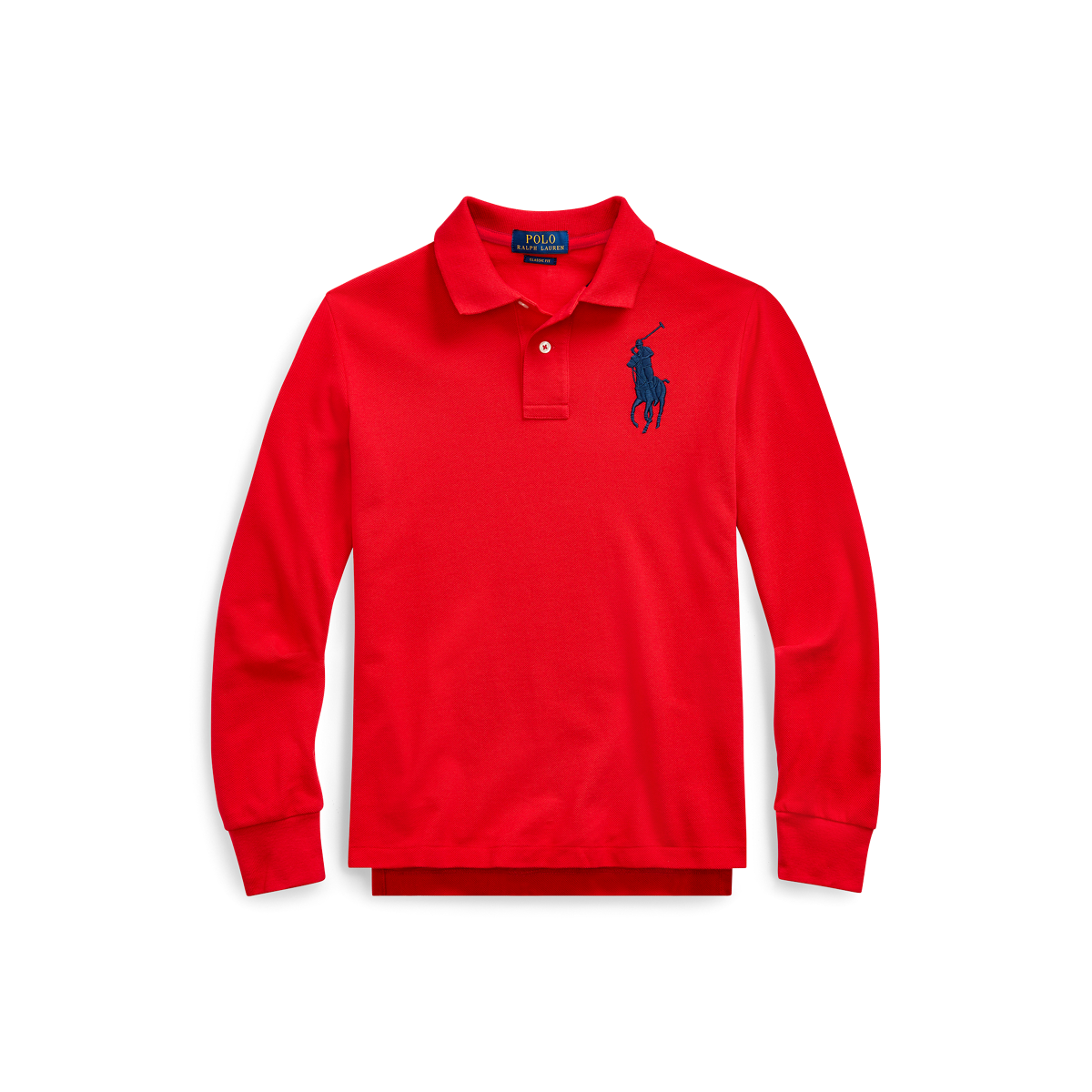 ★★POLO RALPH LAUREN★★ YACHT CLUB Cotton Long Sleeve Pull Soft Cotton Long-Sleeve Polo Shirt | Ralph Lauren