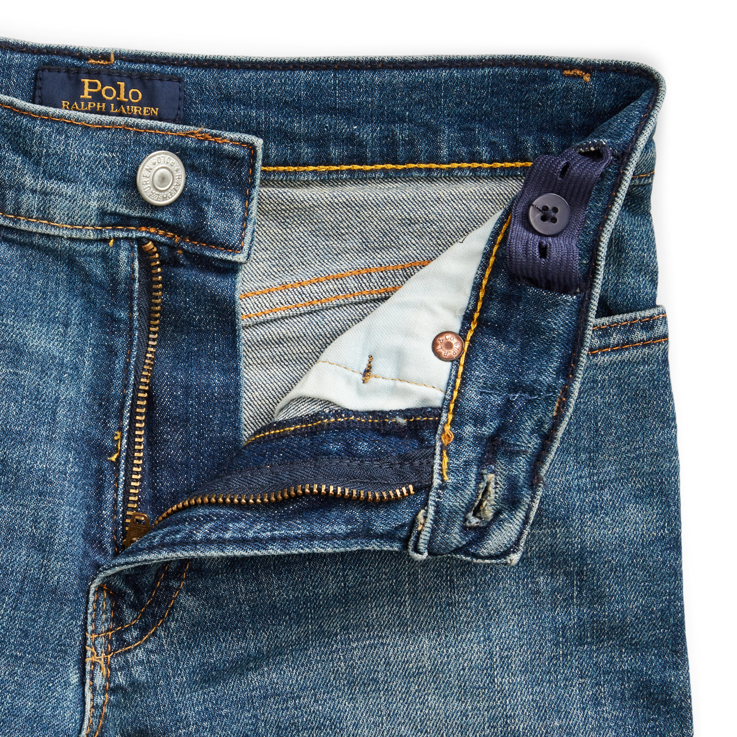 Детские джинсы Ralph Lauren Sullivan Slim Stretch, цвет: Варёный — фото 5