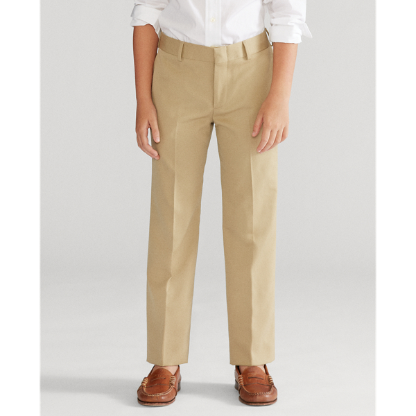 Tan Wool Gabardine Trouser Boys 8-20 4