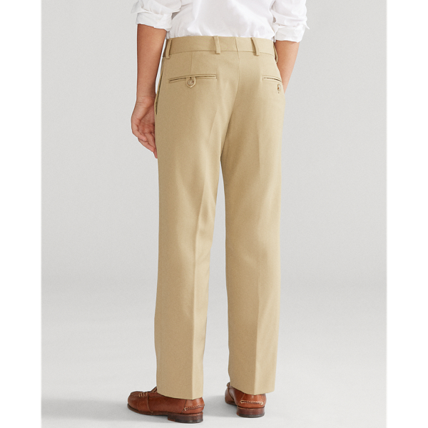 Tan Wool Gabardine Trouser Boys 8-20 5