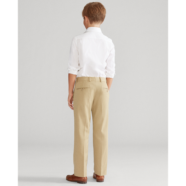 Tan Wool Gabardine Trouser Boys 8-20 6