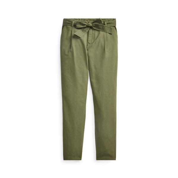 Belted Cotton Chino Pant Girls 7-14 Years em 1