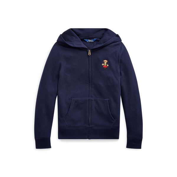 School Bear Terry Hoodie Girls 7-14 Years 1