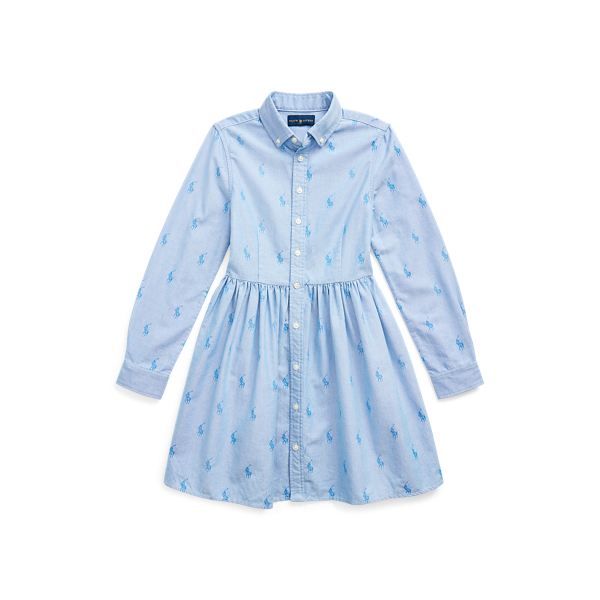 Pony Cotton Shirtdress