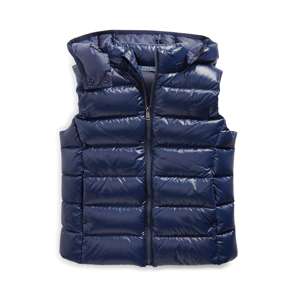 Quilted Down Gilet Girls 7-14 Years 1
