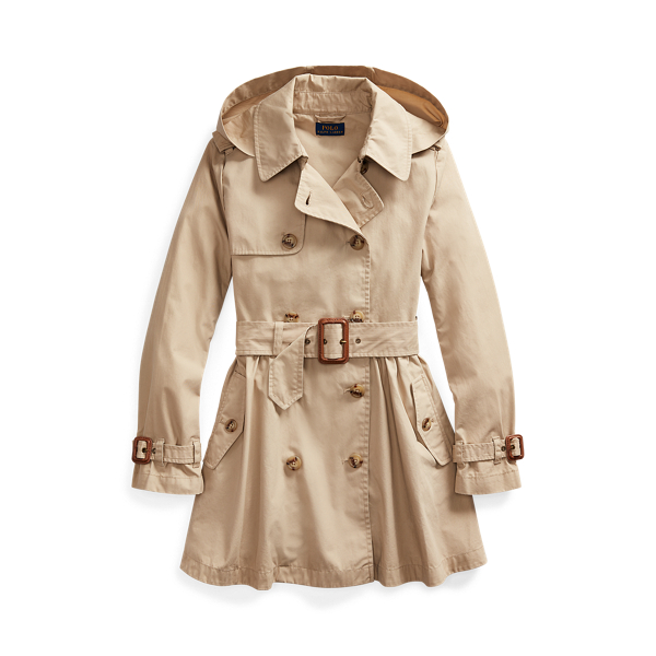 Water-Repellent Trench Coat Girls 7-16 1