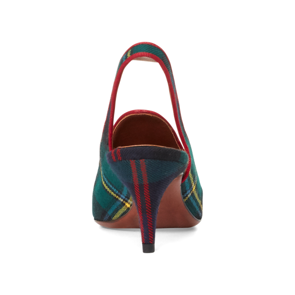 Pumps Stacy mit Tartanmuster Polo Ralph Lauren in Gr&uuml;n multi 4