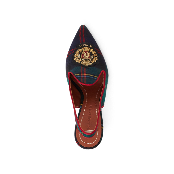 Pumps Stacy mit Tartanmuster Polo Ralph Lauren in Gr&uuml;n multi 5