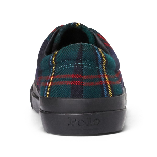 Baskets Bryn laine &agrave; motif tartan Polo Ralph Lauren en Vert multi 4