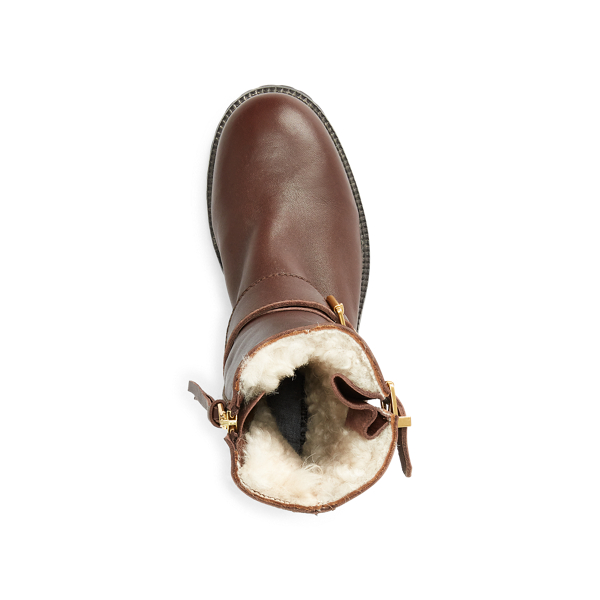 Chocolate Payge Shearling-Lined Boot Polo Ralph Lauren 5