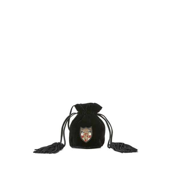 Velvet Mini Drawstring Bag for Women Ralph Lauren CH