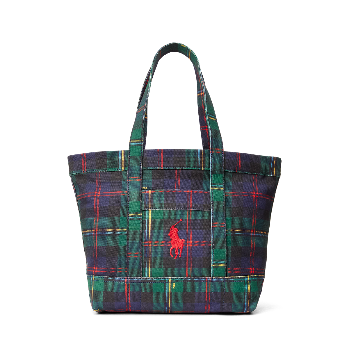 Canvas Medium Tartan Tote