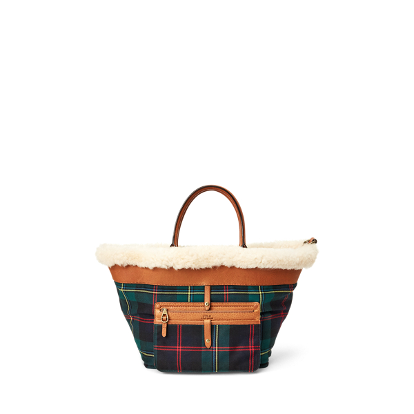 Shearling Medium Bellport Tote for Women | Ralph Lauren® IN