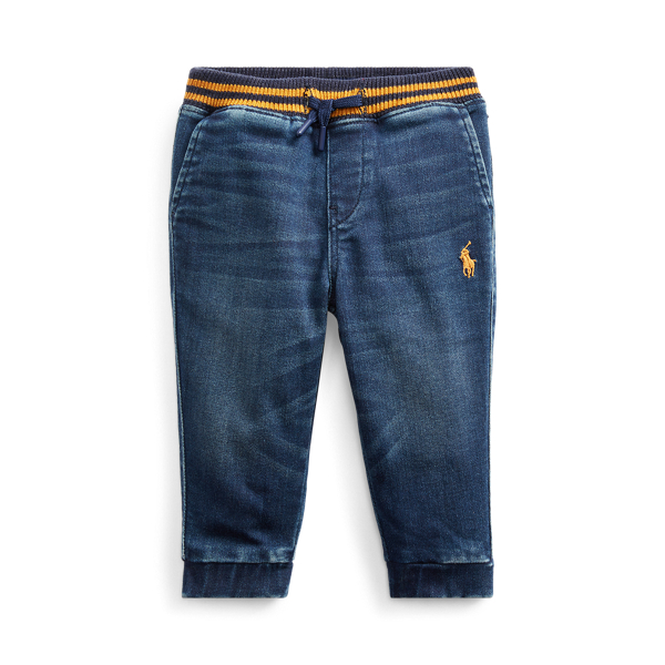 Pantaloni&nbsp;jogging in denim stretch