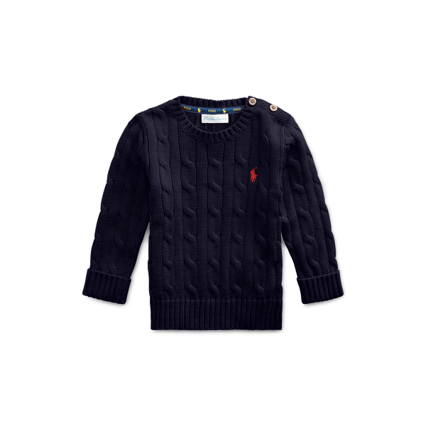 Cable-Knit Cotton Jumper