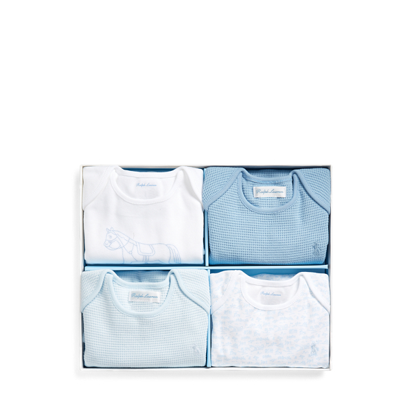 Cotton Bodysuit 4-Pack Baby Boy 1