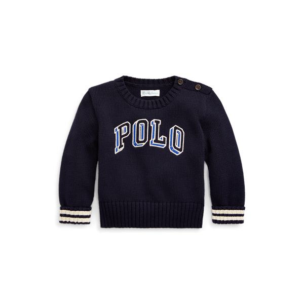 Polo Cotton Crewneck Jumper