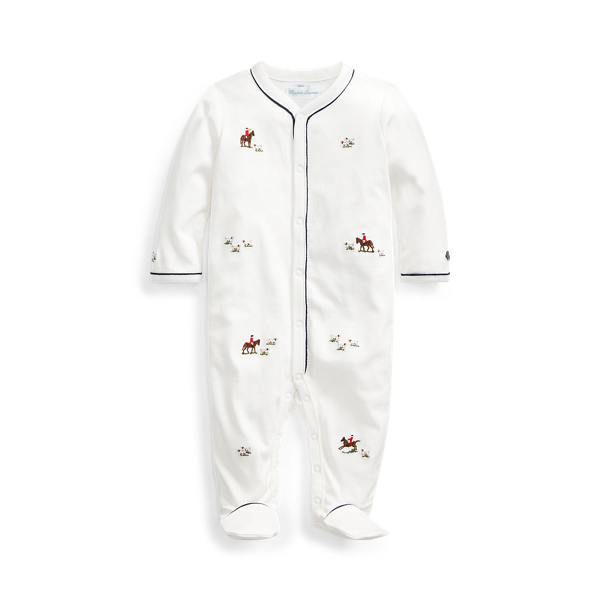 Embroidered Cotton Coverall